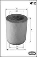 LUCAS FILTERS lfaf253 -  Воздушный фильтр